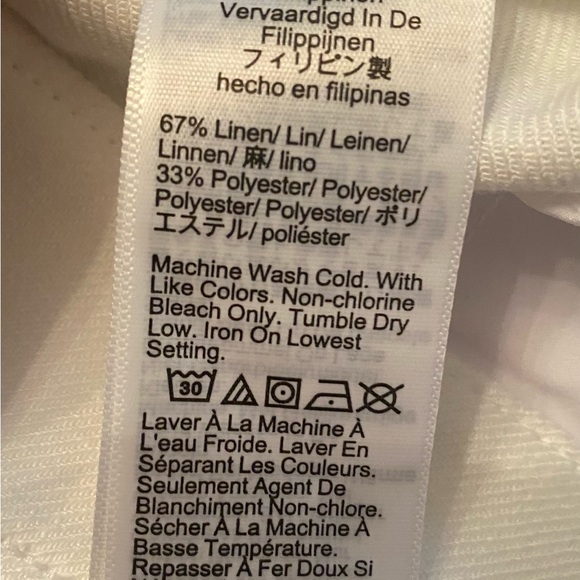 NWT J. Crew Pintuck White Suit Short in stretch linen blend 16 - Picture 9 of 9